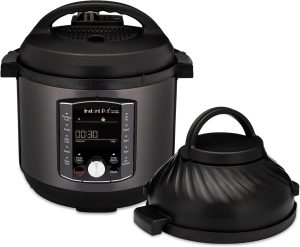 Instant Pot Pro Crisp 11-in-1 Air Fryer and Electric Pressure Cooker Comb